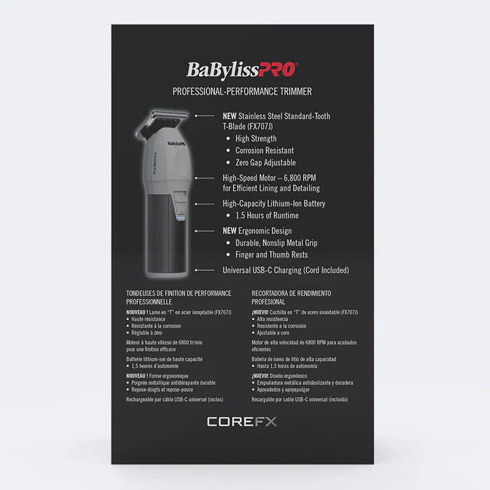 BaBylissPRO CoreFX Trimmer + Shaver Combo