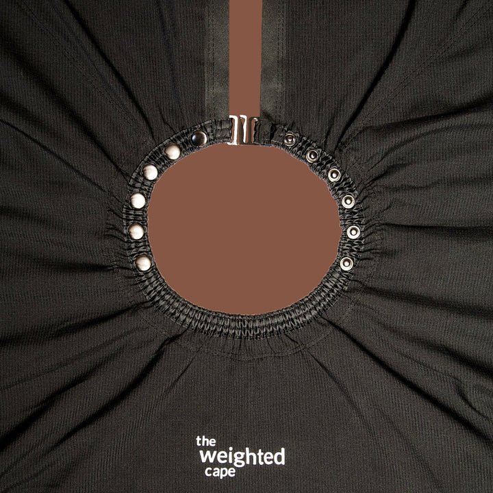 Black 6-Pound Weighted Cape