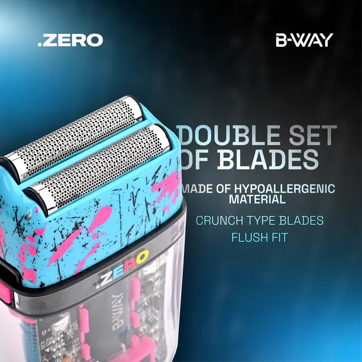B-WAY Professional Barber Kit – Cordless Hair Clipper, Trimmer & Foil Shaver Set – New Five Clipper, DOT 1 Detail Trimmer & Zero Shaver for Fades, Haircuts, Detailing & Finishing