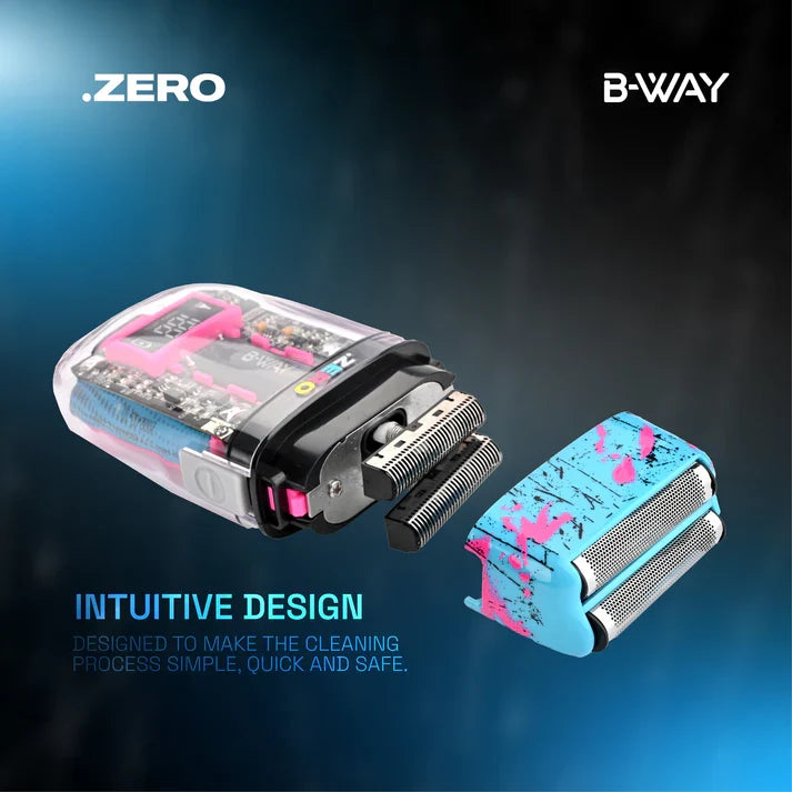 B-Way NEW Five Shorty Clipper &amp; ZERO Shaver – Professional 2-in-1 Barber Set