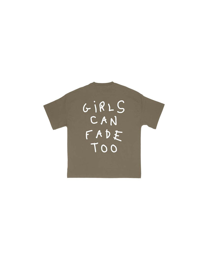 Girls Can Fade Too Tee - Brown
