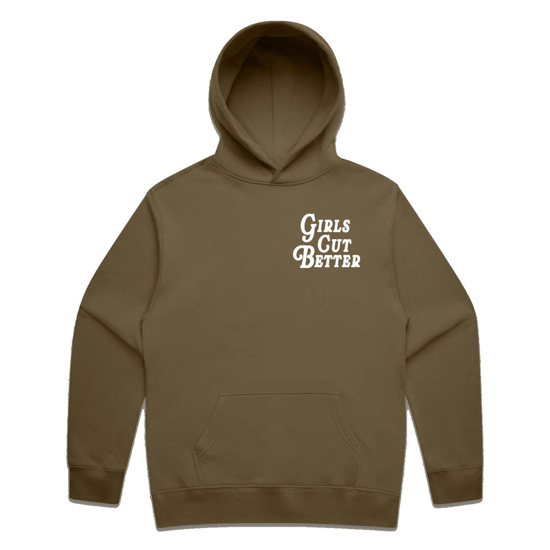 Girls Cut Better Sweatshirt - Brown