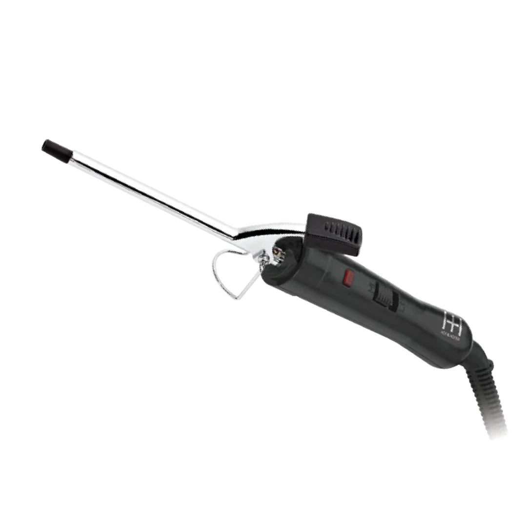 Hot & Hotter Electric Curling Iron 1/4 Inch, 1 Count, Silver