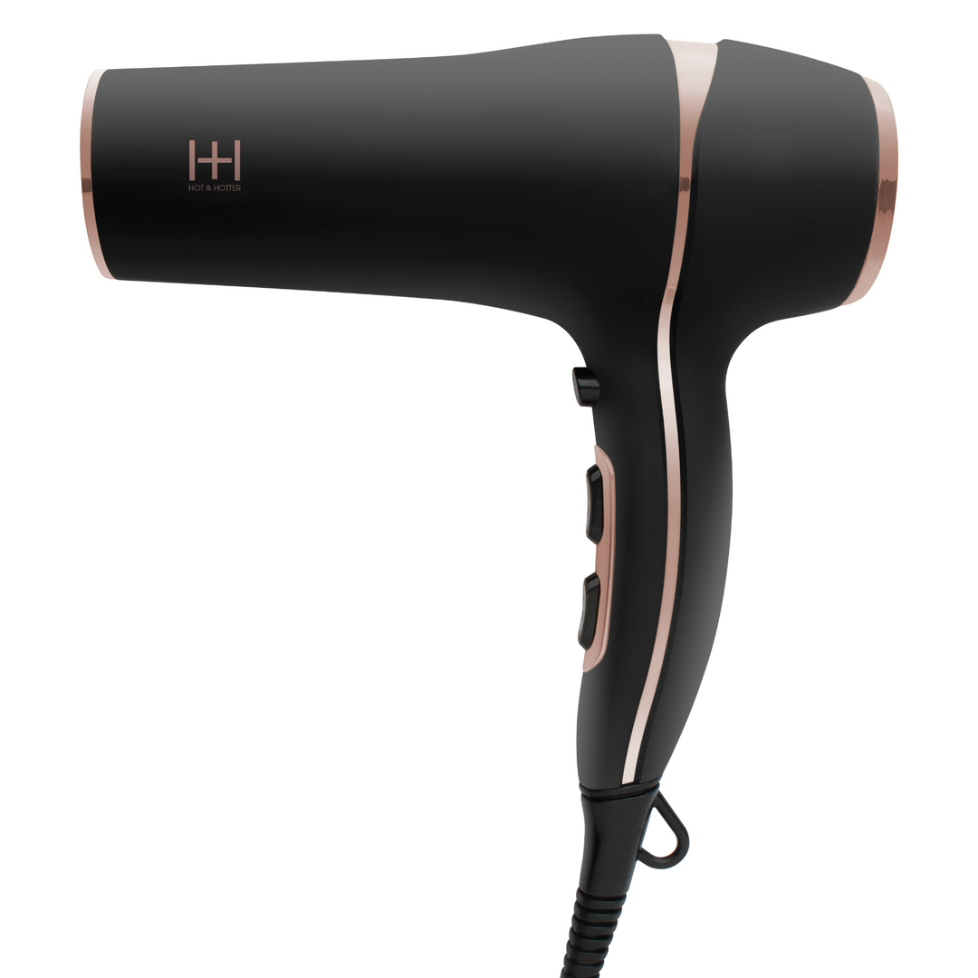 Hot & Hotter Titanium Turbo 3000 Hair Dryer, 1 Count, Black