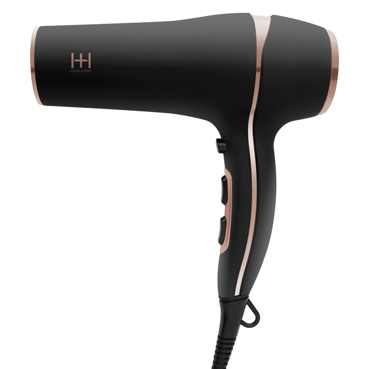 Hot & Hotter Titanium Turbo 3000 Hair Dryer, 1 Count, Black