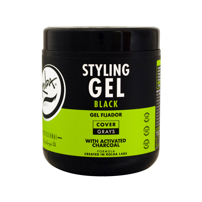 ROLDA HAIR STYLING GEL BLACK 17.63 OZ