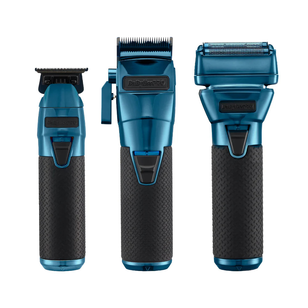 BaBylissPRO FXONE Blue FX Clipper, Trimmer & Shaver combo