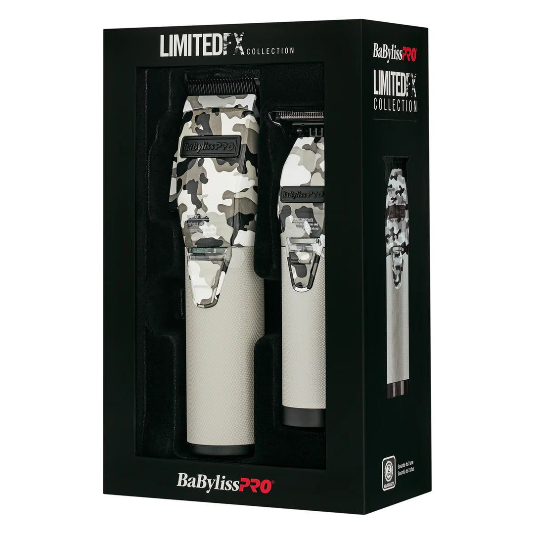 BaByliss PRO Limited Edition Camo Metal Lithium Clipper & Trimmer Combo