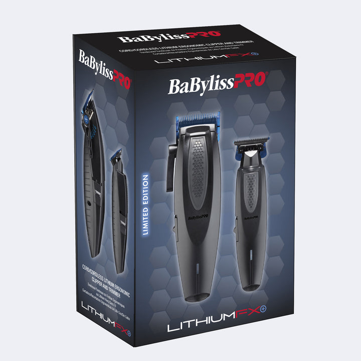 BaBylissPRO LithiumFX+ Ergonomic Clipper & Trimmer Combo