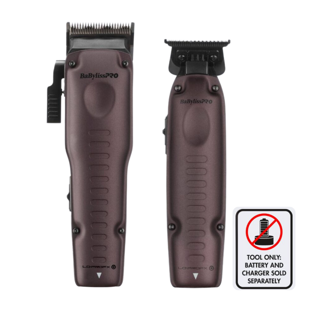 BabylissPRO® FXONE™ Purple LO-PROFX Limited Edition Tool Only Clipper and Trimmer Combo