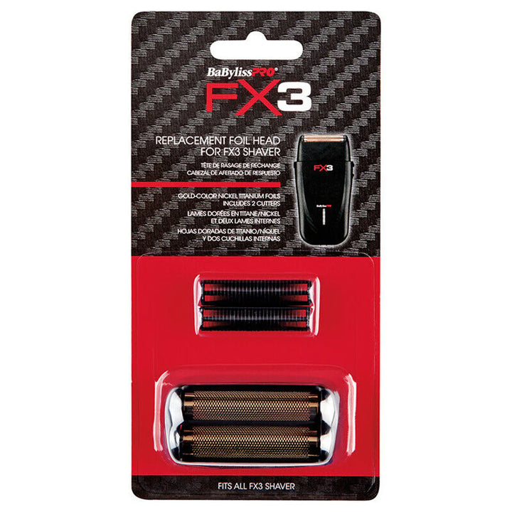 BaByliss Pro FX3 Black Shaver Replacement Foil and Cutter