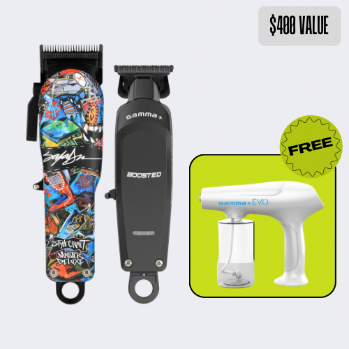 Professional StyleCraft King Saladeen Clipper Gamma Boosted Trimmer & Free Nano Evo Mister