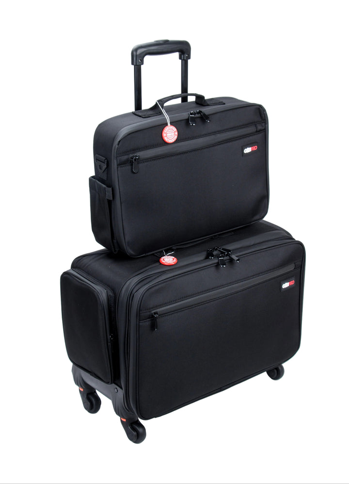 Roller Duo Mobile Workstation with Deep Storage & Extending Tray System – OG Black