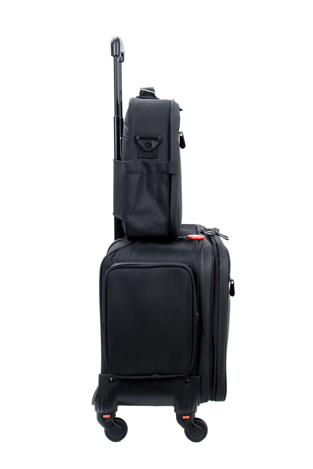 Roller Duo Mobile Workstation with Deep Storage & Extending Tray System – OG Black