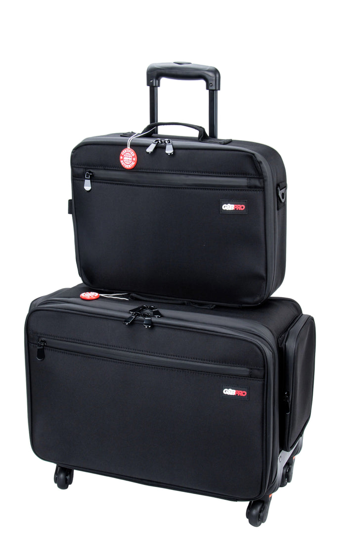 Roller Duo Mobile Workstation with Deep Storage & Extending Tray System – OG Black
