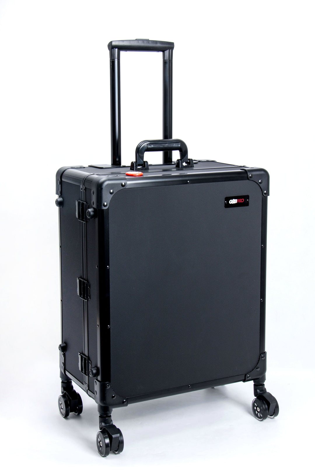 Roller Elite Mobile Workstation with LED Mirror & Extending Tray System – OG Black