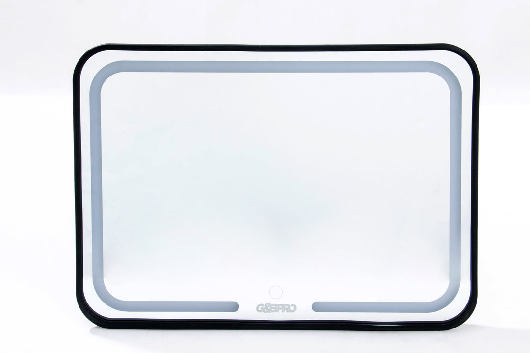 Roller Elite Mobile Workstation with LED Mirror & Extending Tray System – OG Black