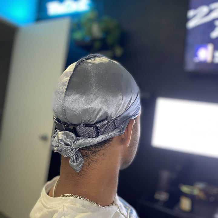 Premium Charcoal Silky Durag