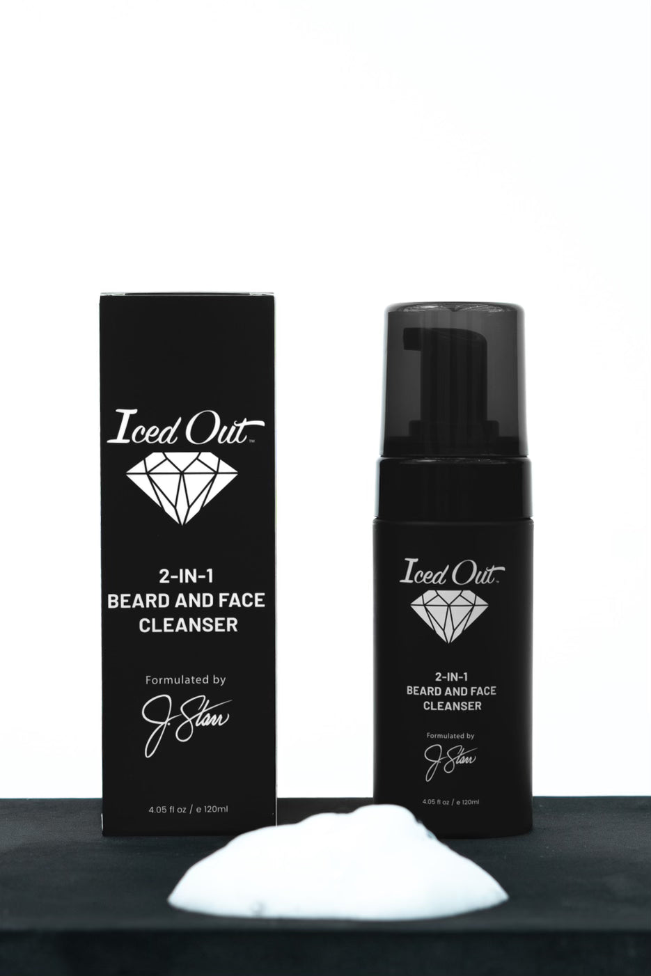 Iced Out 2-IN-1 Beard and Face Cleanser 4.05 fl oz