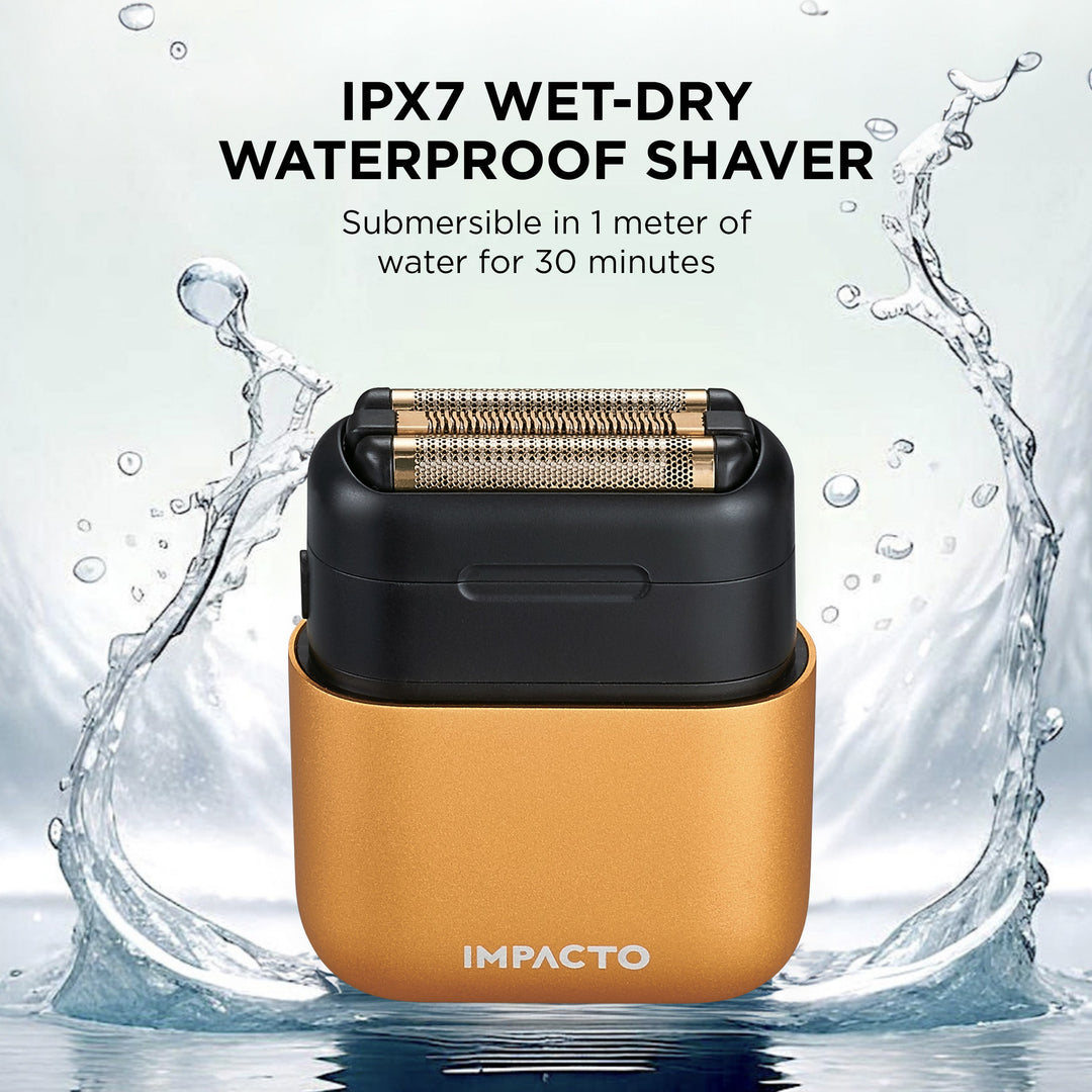 Impacto Micro Wet-Dry Shaver (Gold)