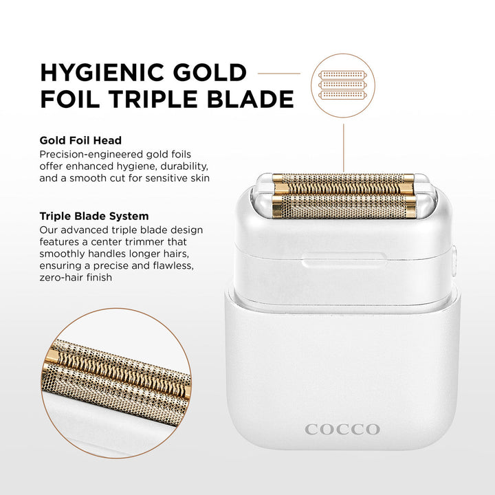 Impacto Micro Wet-Dry Shaver (White)