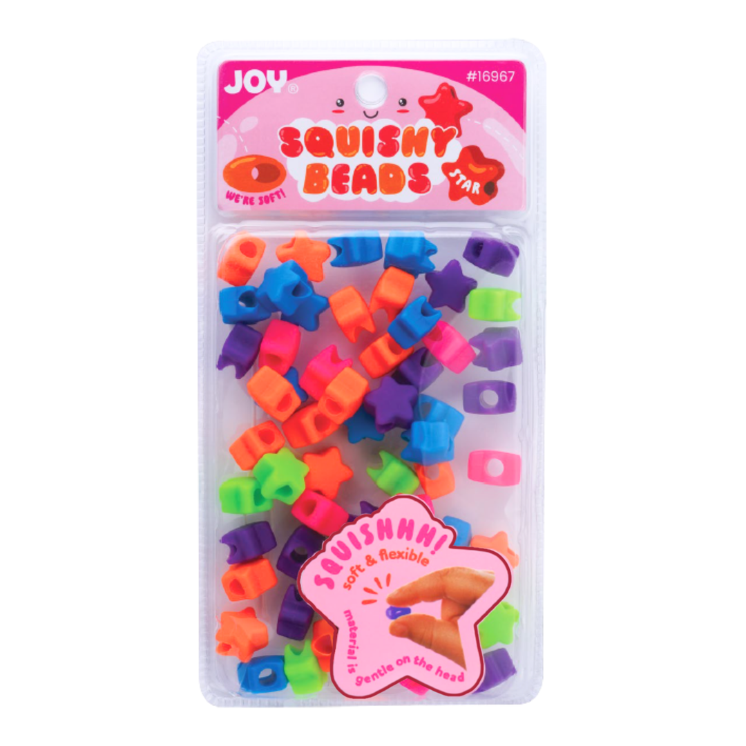 Joy Star Squishy Beads XX-Large, 60 Count, Mixed Color
