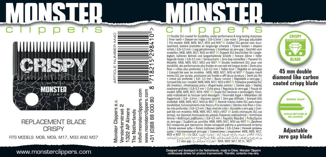 PRE ORDER MonsterClipper CRISPY CUTTING BLADE