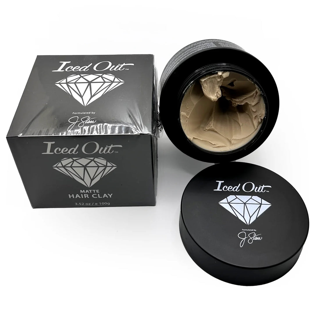 Iced Out Matte Hair Clay 3.52 oz