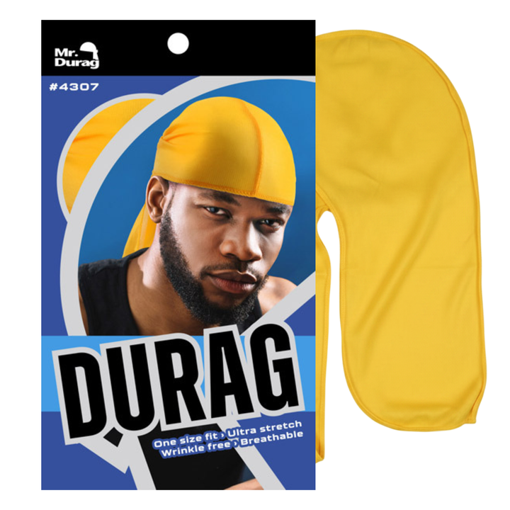 Mr. Durag Solid Durag, 1 Count, Assorted Colors