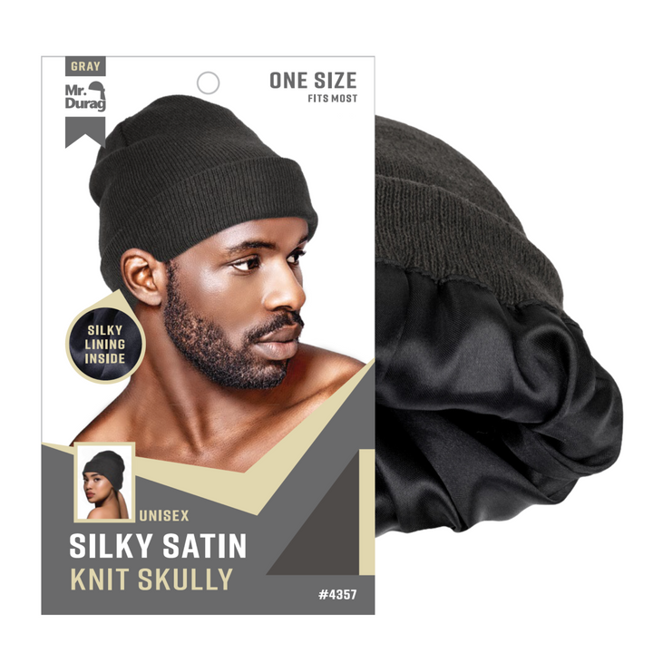 Mr. Durag Silky Satin Knit Skully, 1 Count, Assorted Color