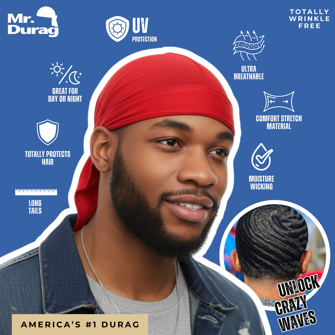 Mr. Durag Spandex Durag, 1 Count, Assorted Color