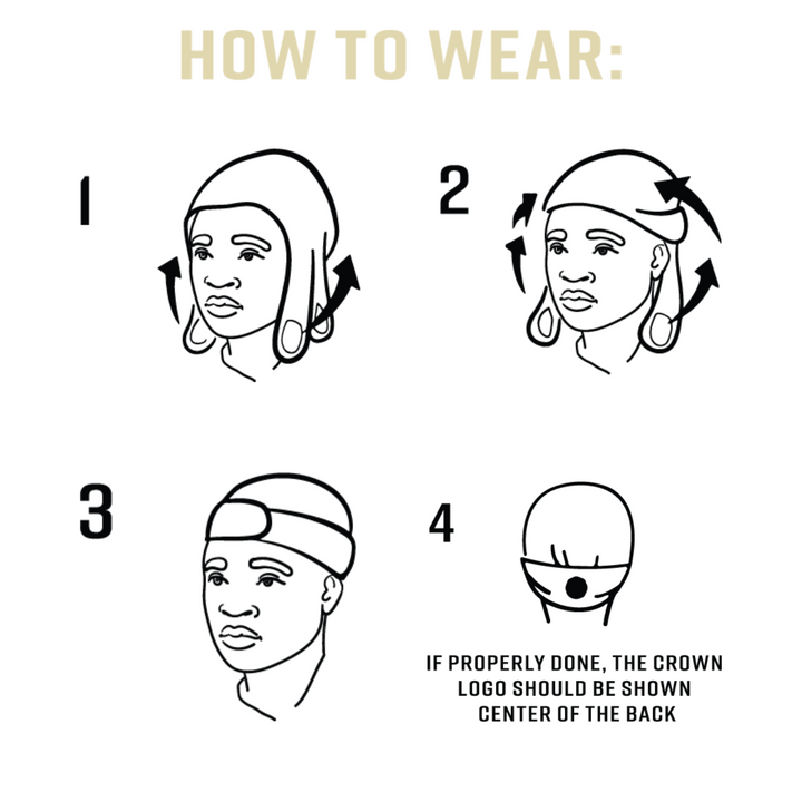 Mr. Durag Spandex Velcro Compress Wave Cap, 1 Count, Black