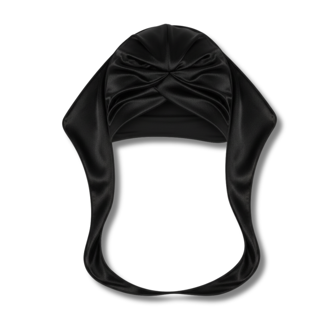Ms. Remi Effortless Turban Scarf Close Top, 1 Count, Black