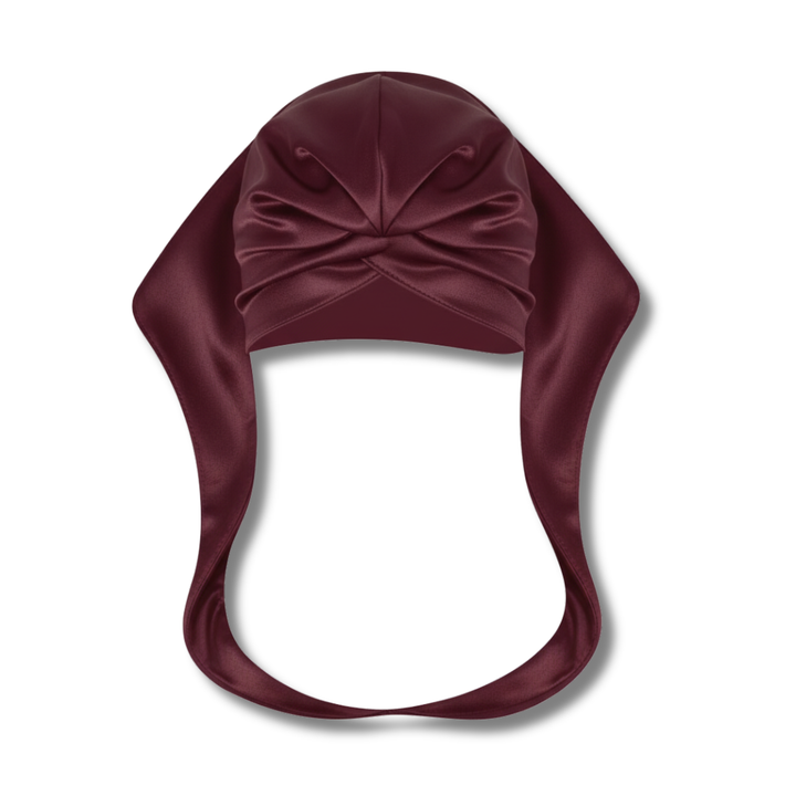 Ms. Remi Effortless Turban Scarf Close Top, 1 Count, Olive & Burgundy