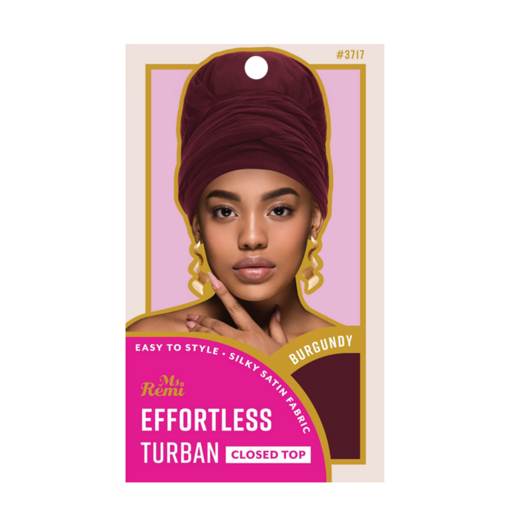 Ms. Remi Effortless Turban Scarf Close Top, 1 Count, Olive & Burgundy