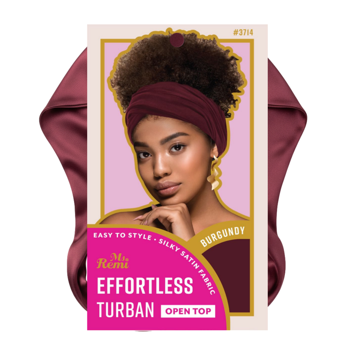 Ms. Remi Effortless Turban Scarf Open Top, 1 Count, Burgundy & Olive
