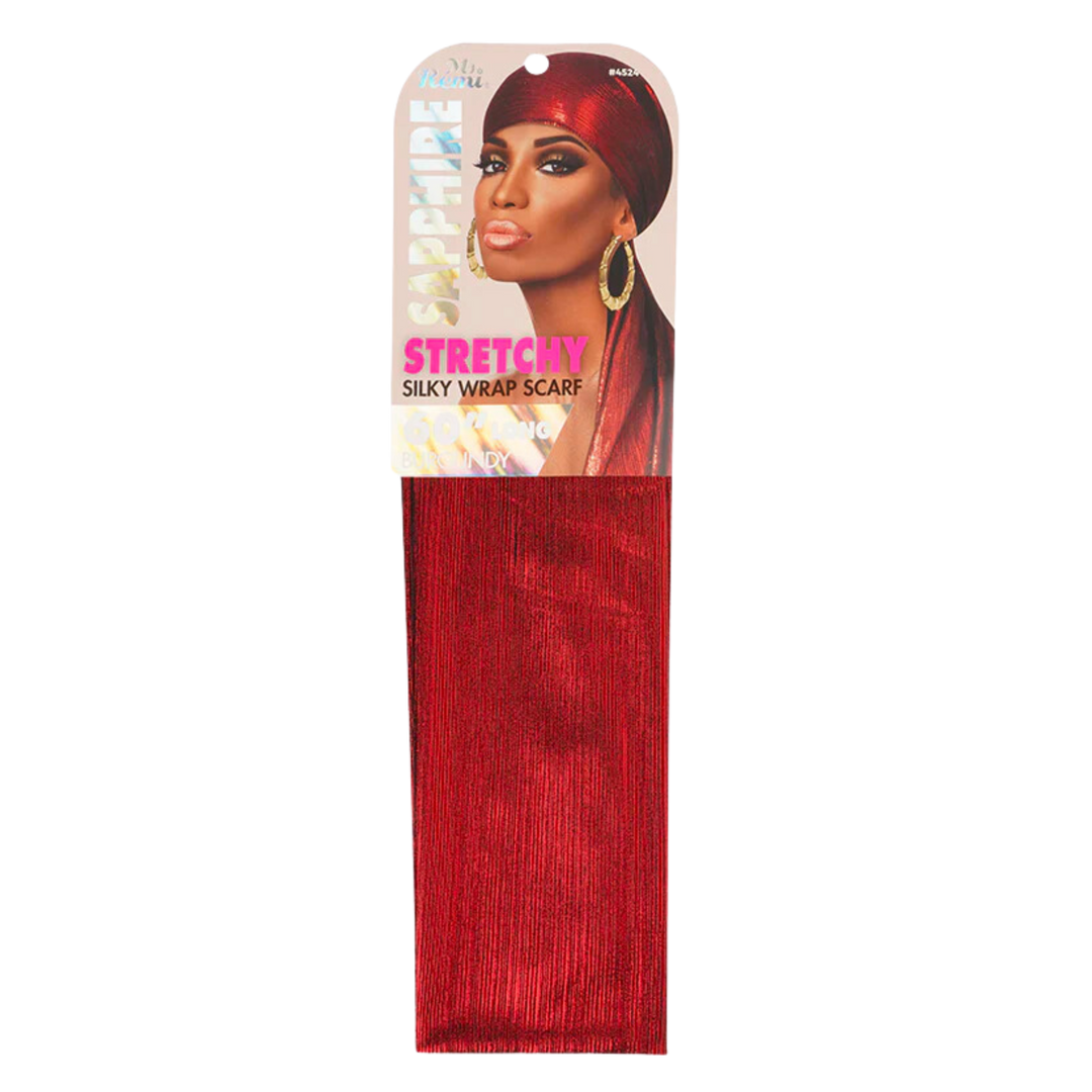 Ms. Remi Sapphire Silky Wrap Scarf 60 Inch, 1 Count, Assorted Colors