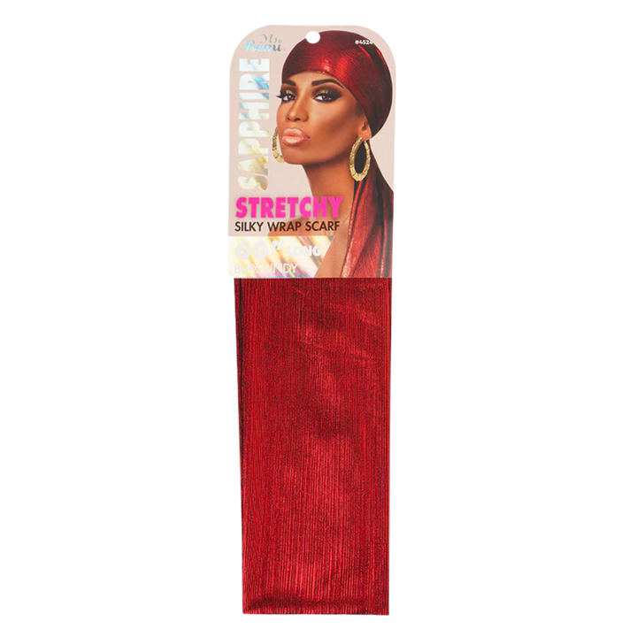 Ms. Remi Sapphire Silky Wrap Scarf 60 Inch, 1 Count, Assorted Colors