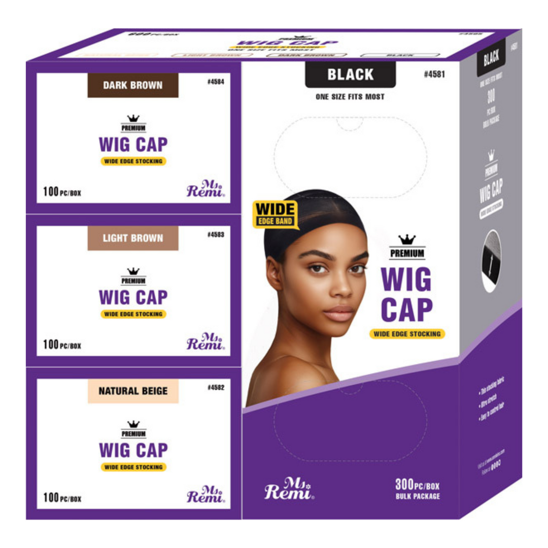 Ms. Remi Wig Cap Mega Value Pack, 600 Count, Assorted Colors