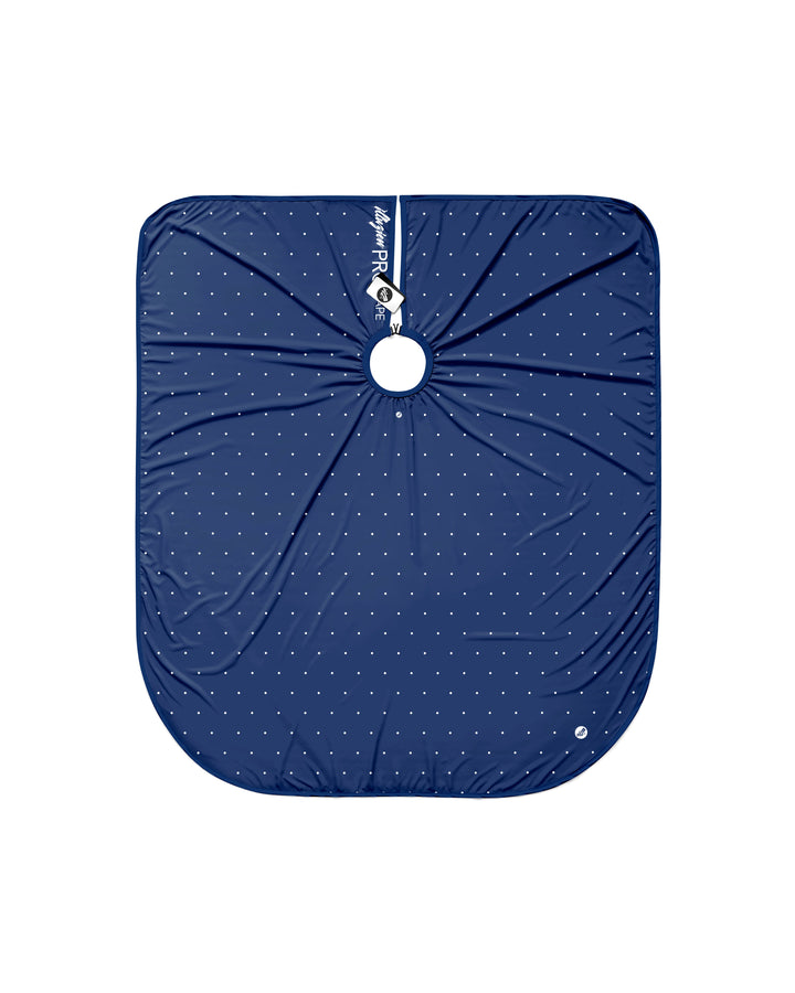 Navy Polka Dot PRO Cape