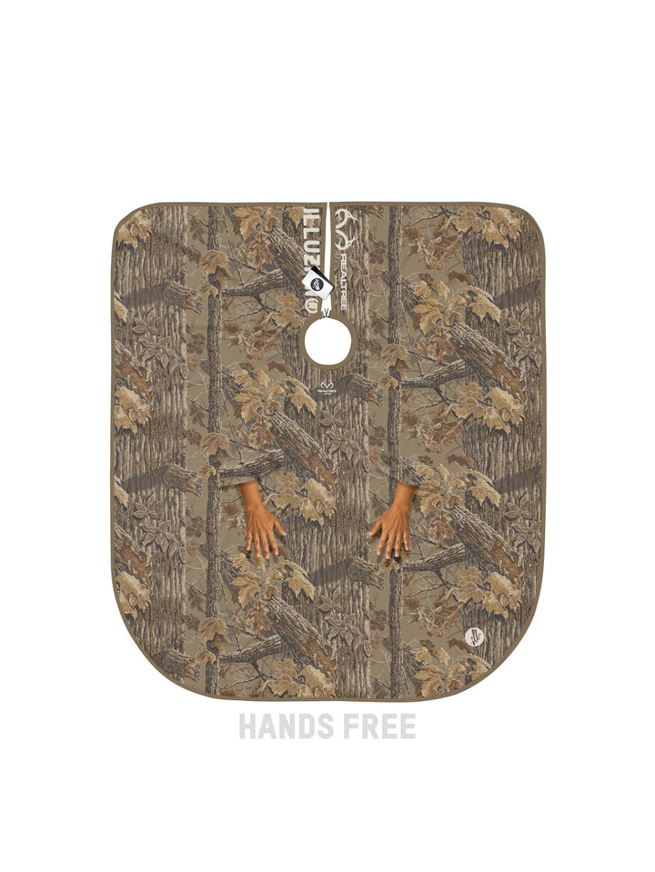 HANDS FREE Realtree Xtra Grey Camo PRO Cape