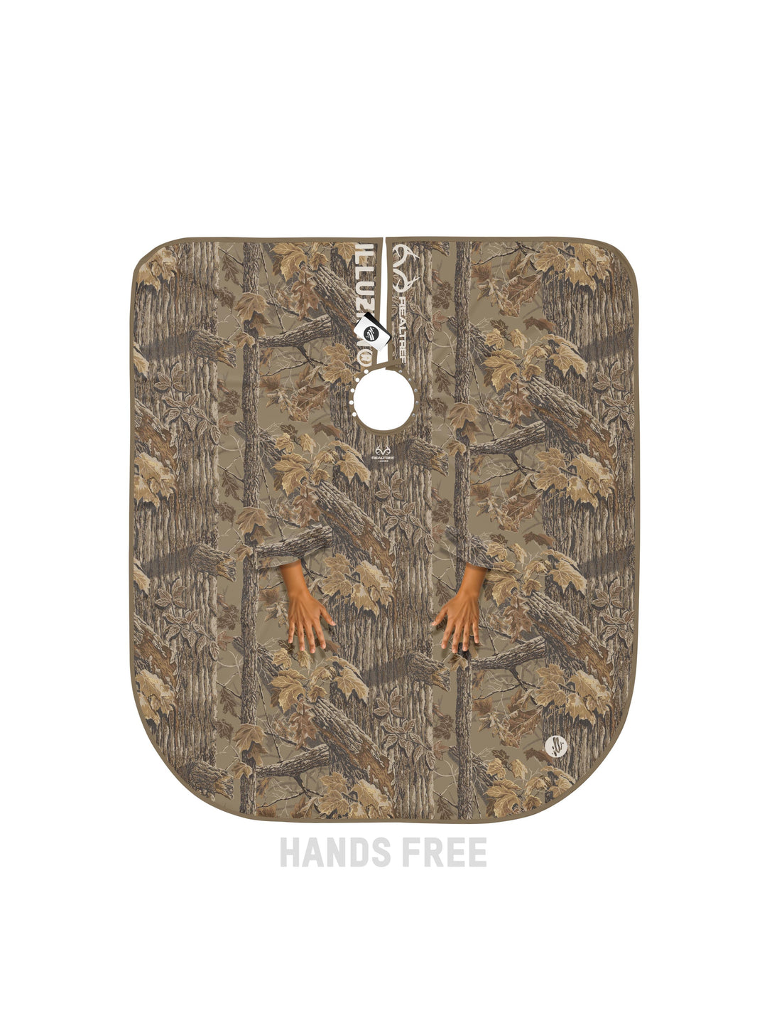 HANDS FREE Realtree Xtra Grey Camo PRO Cape