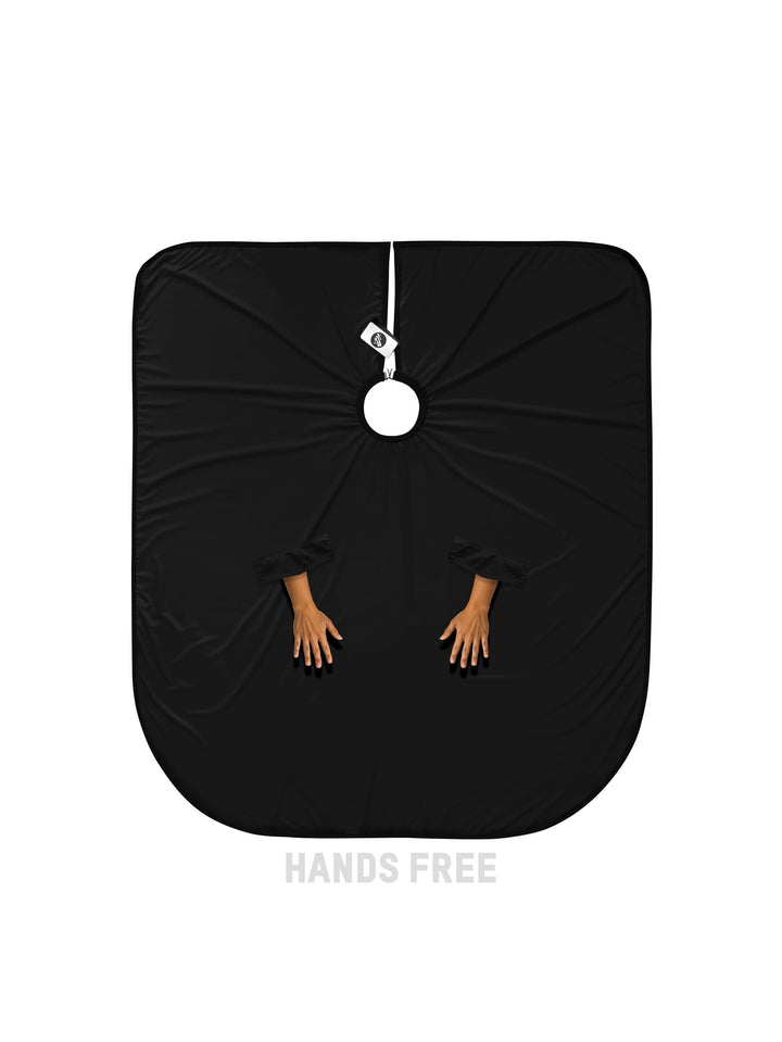 HANDS FREE Solid Black PRO Cape