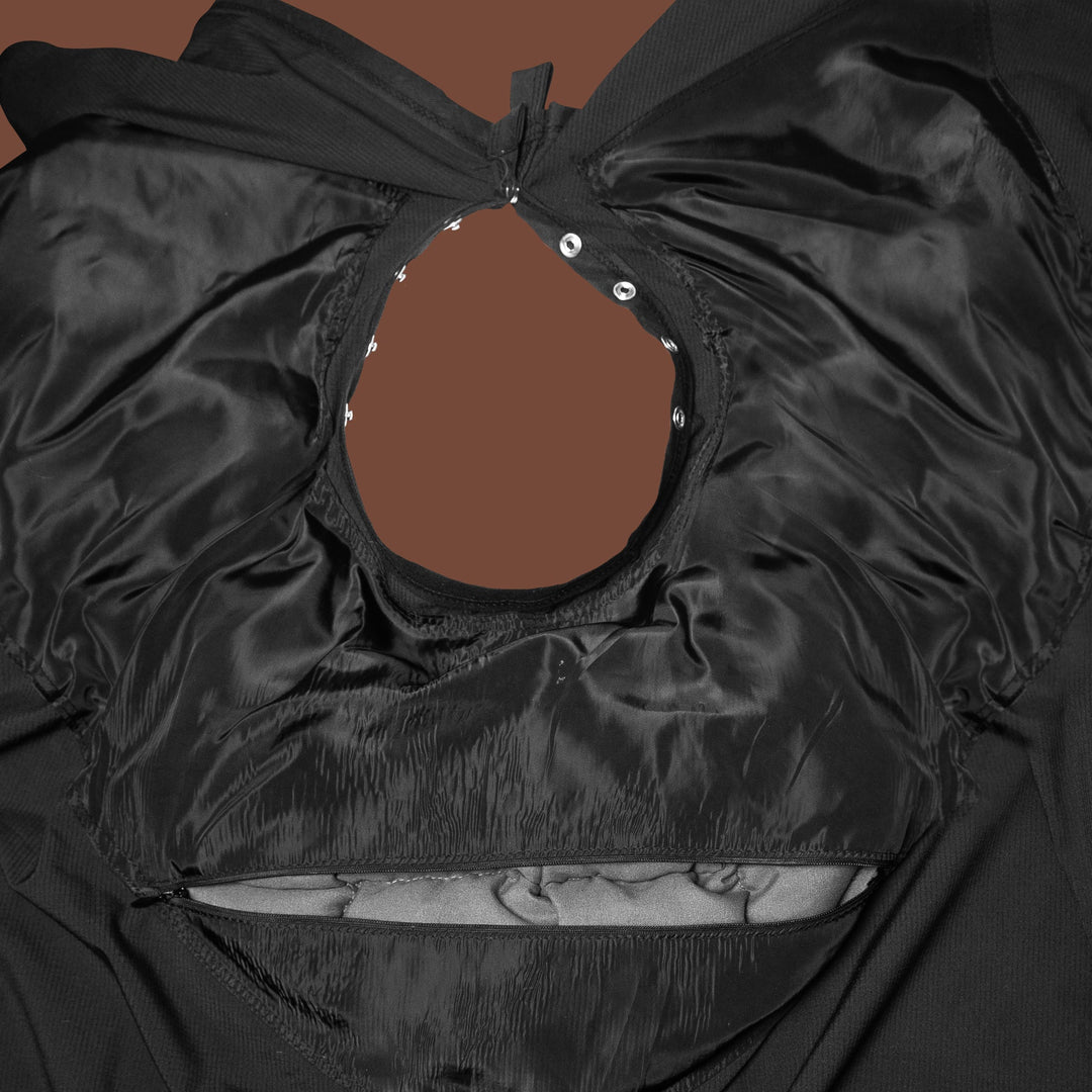 Black 6-Pound Weighted Cape