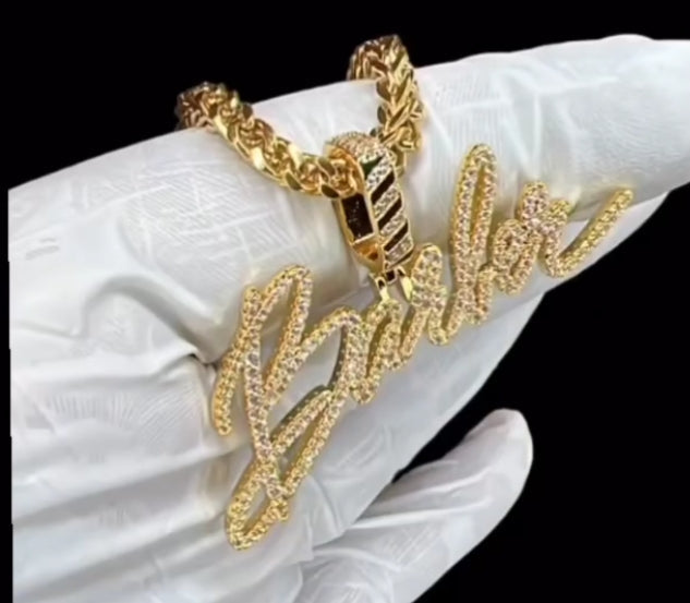 COLGANTE + CADENA DE BARBERÍA RAW N UNKUT