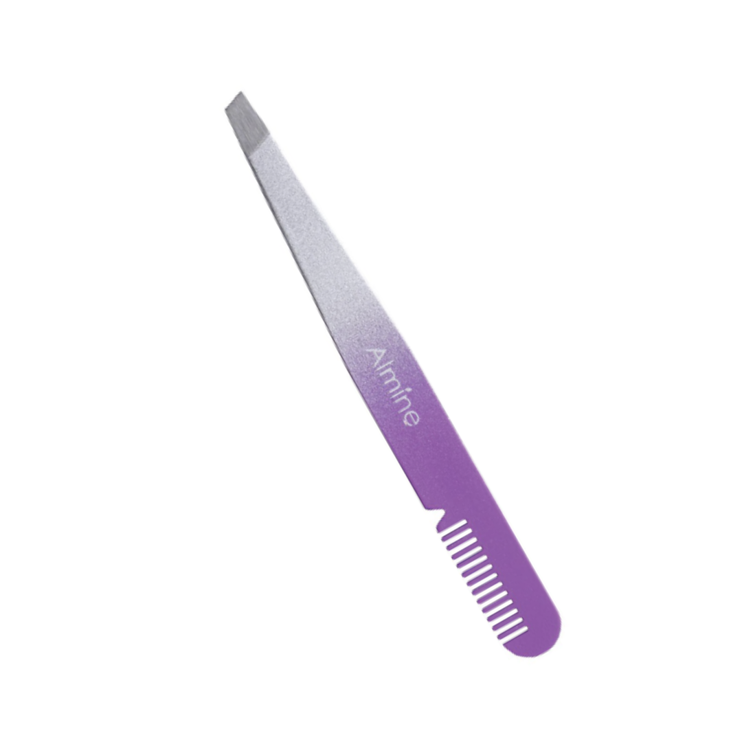 Almine 2 in 1 Dual Ended Comb & Tweezer 24ct Display Set
