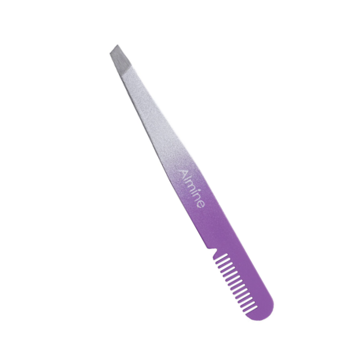 Almine 2 in 1 Dual Ended Comb & Tweezer 24ct Display Set