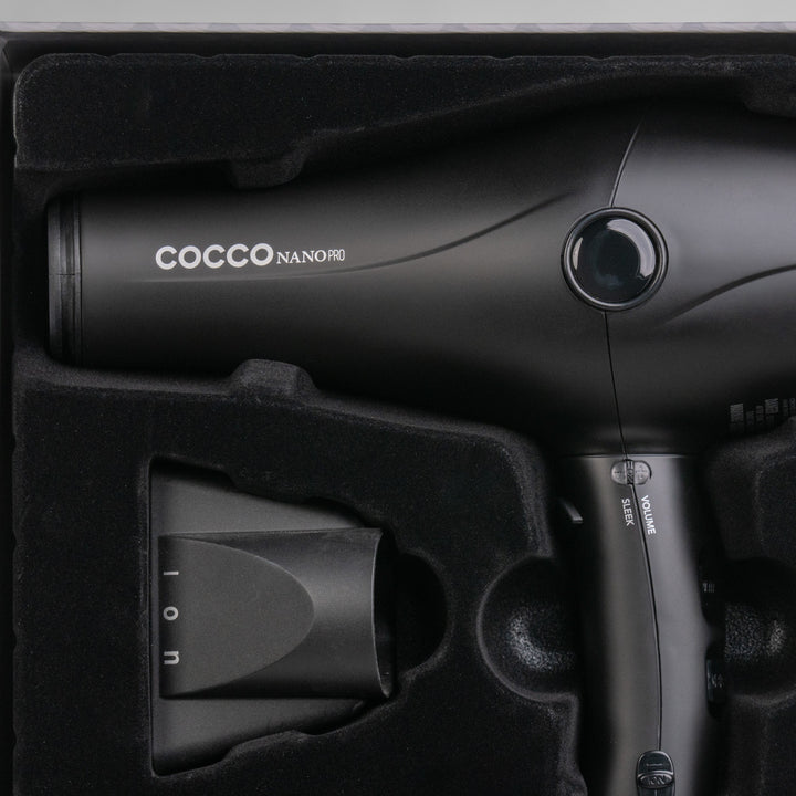 COCCO® Nano Pro Hair Dryer (Black)