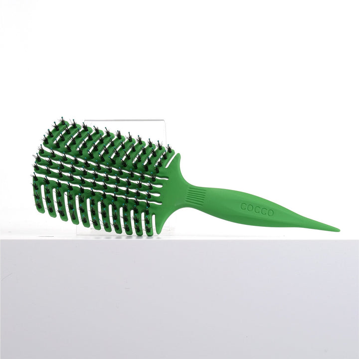 COCCO® Aura Vent Boar Brush (Green)