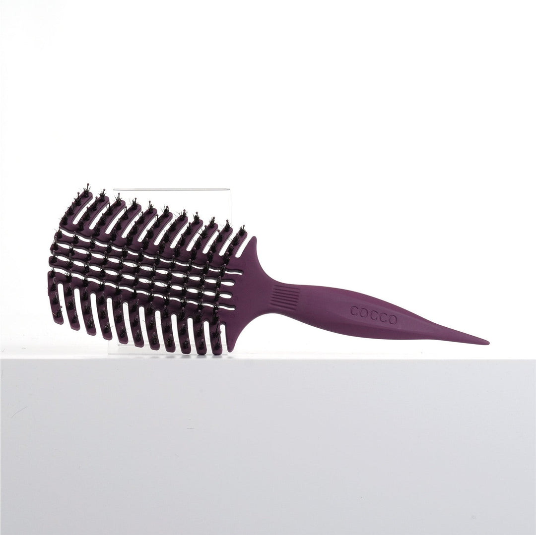 COCCO® Aura Vent Boar Brush (Purple)